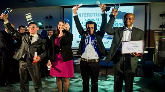Student UMCS nagrodzony podczas gali INTERSTUDENT 
