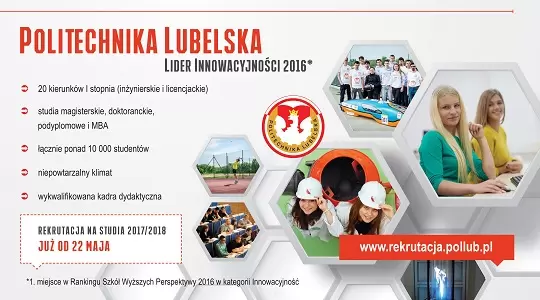 Politechnika Lubelska rozpoczęła nabór na studia 2017/2018