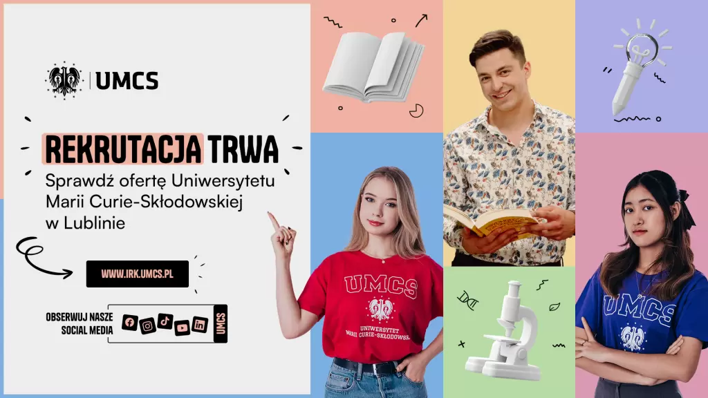 Dodatkowa tura rekrutacji na UMCS! Zapisz się! 