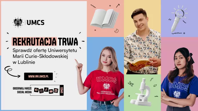 Dodatkowa tura rekrutacji na UMCS! Zapisz się!